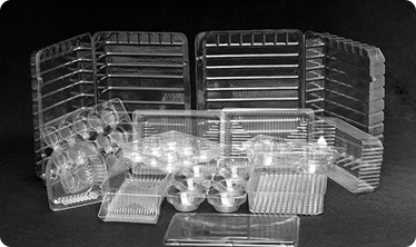 Transparent plastic parts